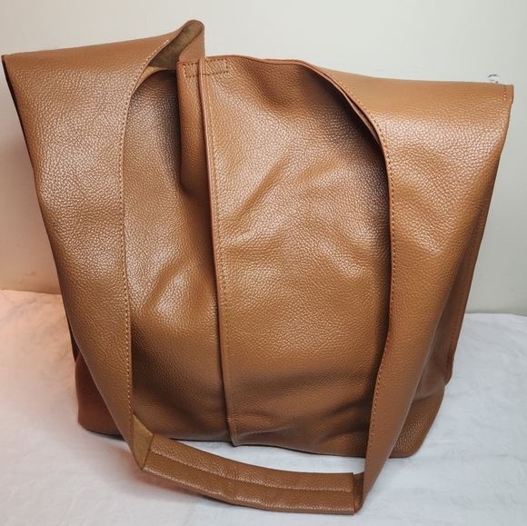 Co Lab brown vegan leather hobo bag - Picture 6 of 15